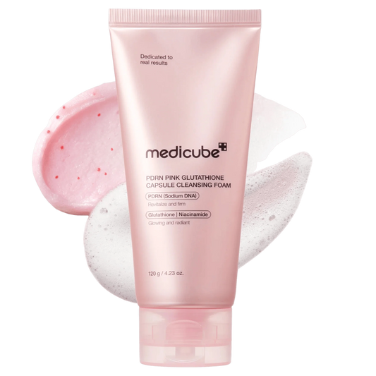 MEDICUBE PDRN Pink Glutathione Capsule Cleansing Foam 120g
