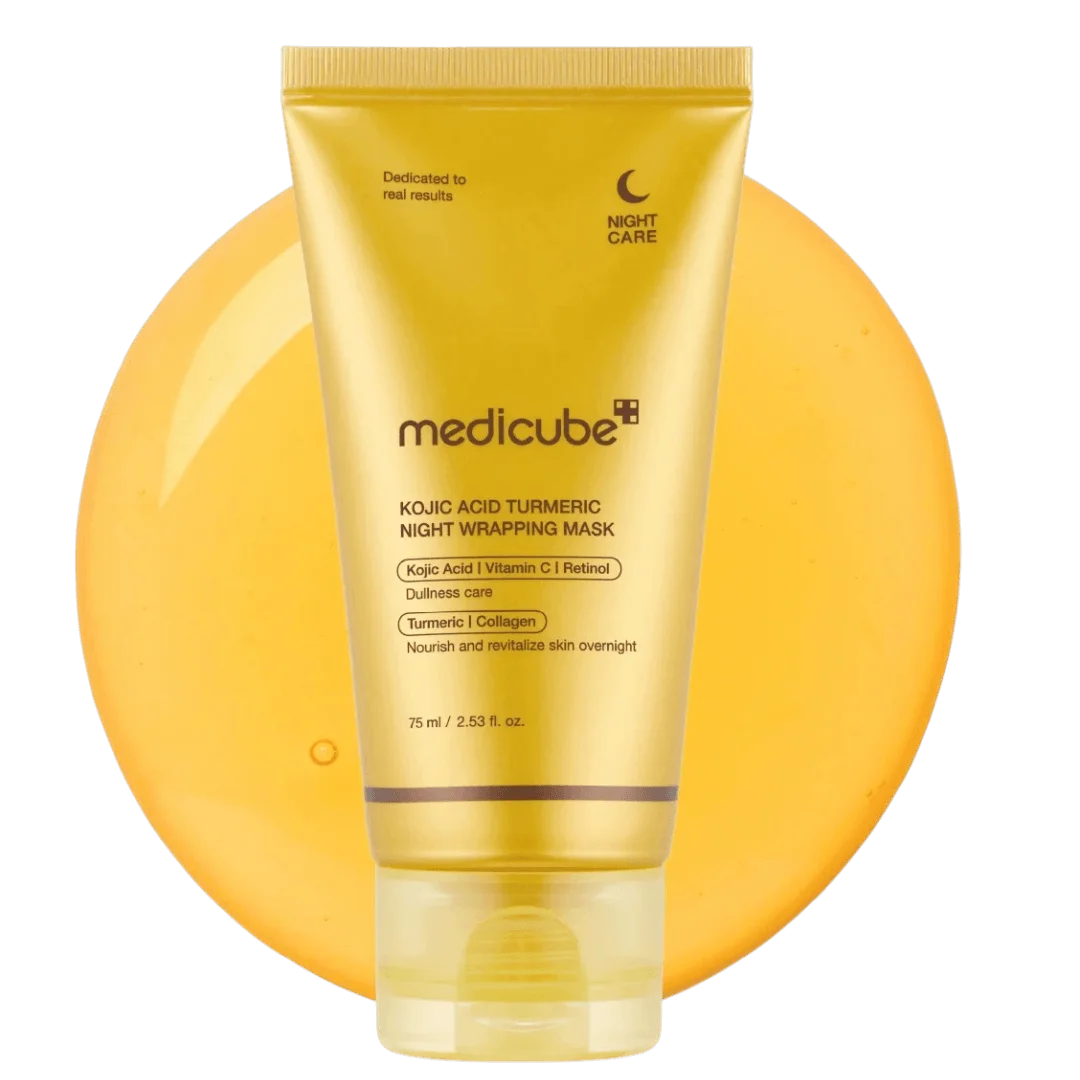 MEDICUBE Kojic Acid Turmeric Overnight Wrapping Mask 75ml 
