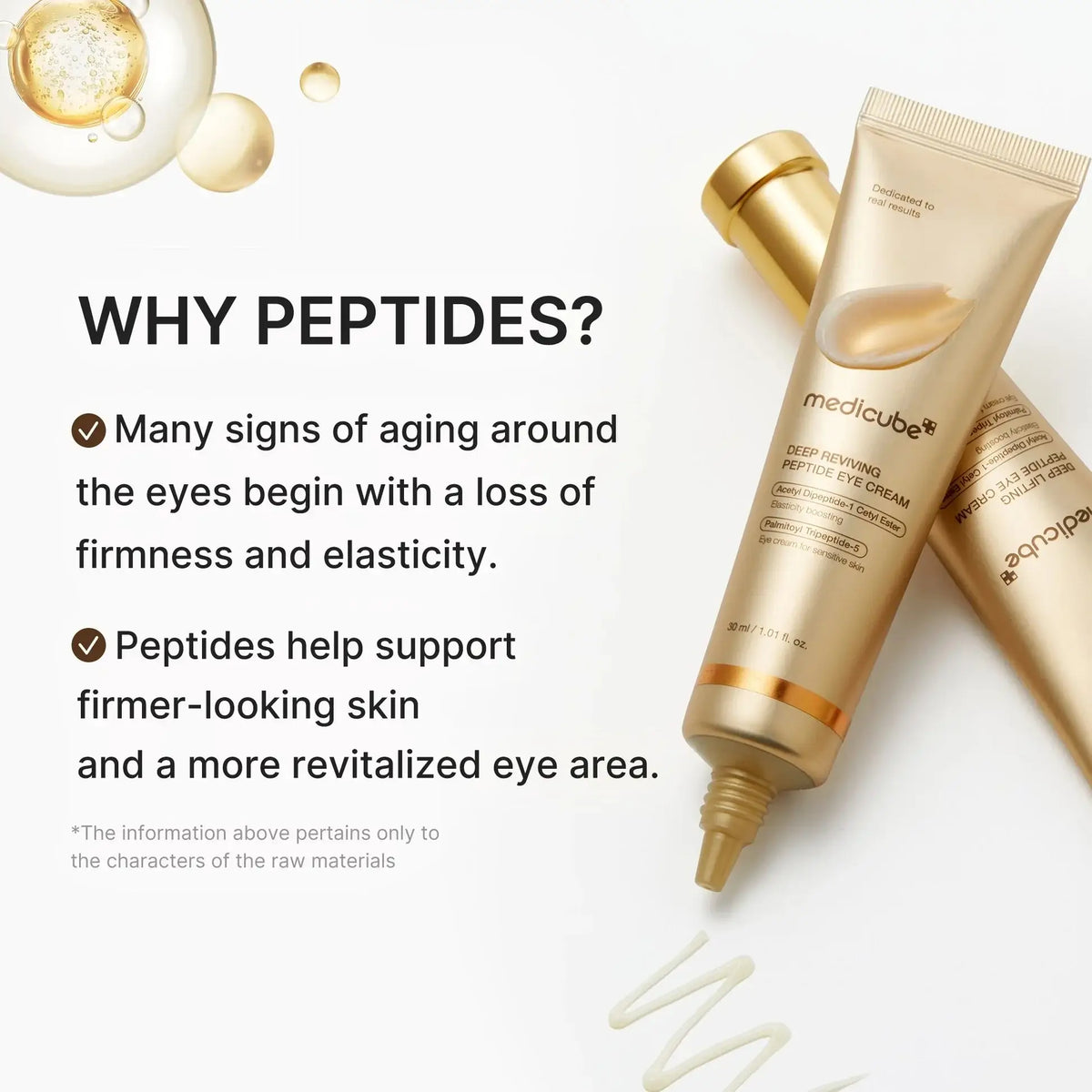 MEDICUBE Deep Lifting Reviving Peptide Eye Cream 30ml
