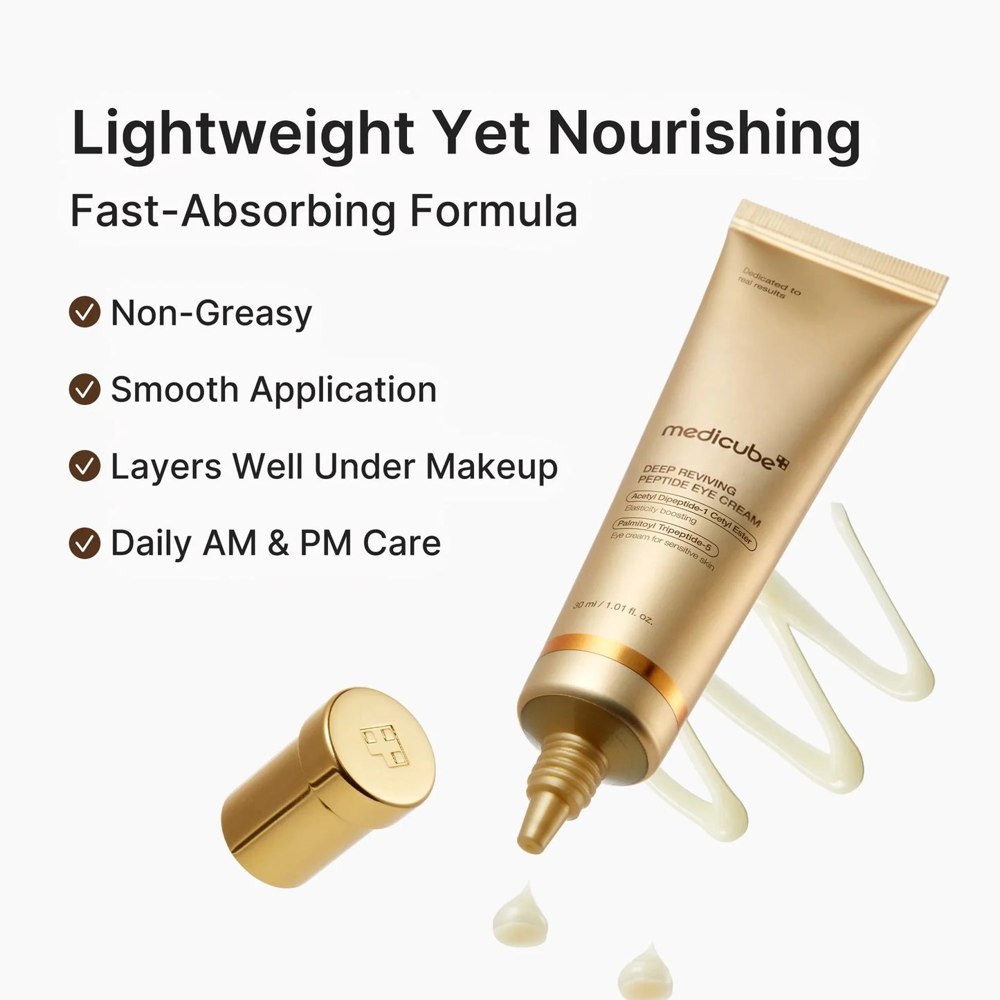 MEDICUBE Deep Lifting Reviving Peptide Eye Cream 30ml