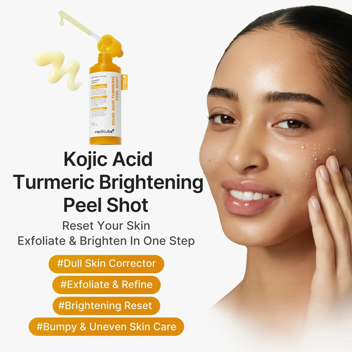 MEDICUBE Kojic Acid Turmeric Peel Shot 80ml