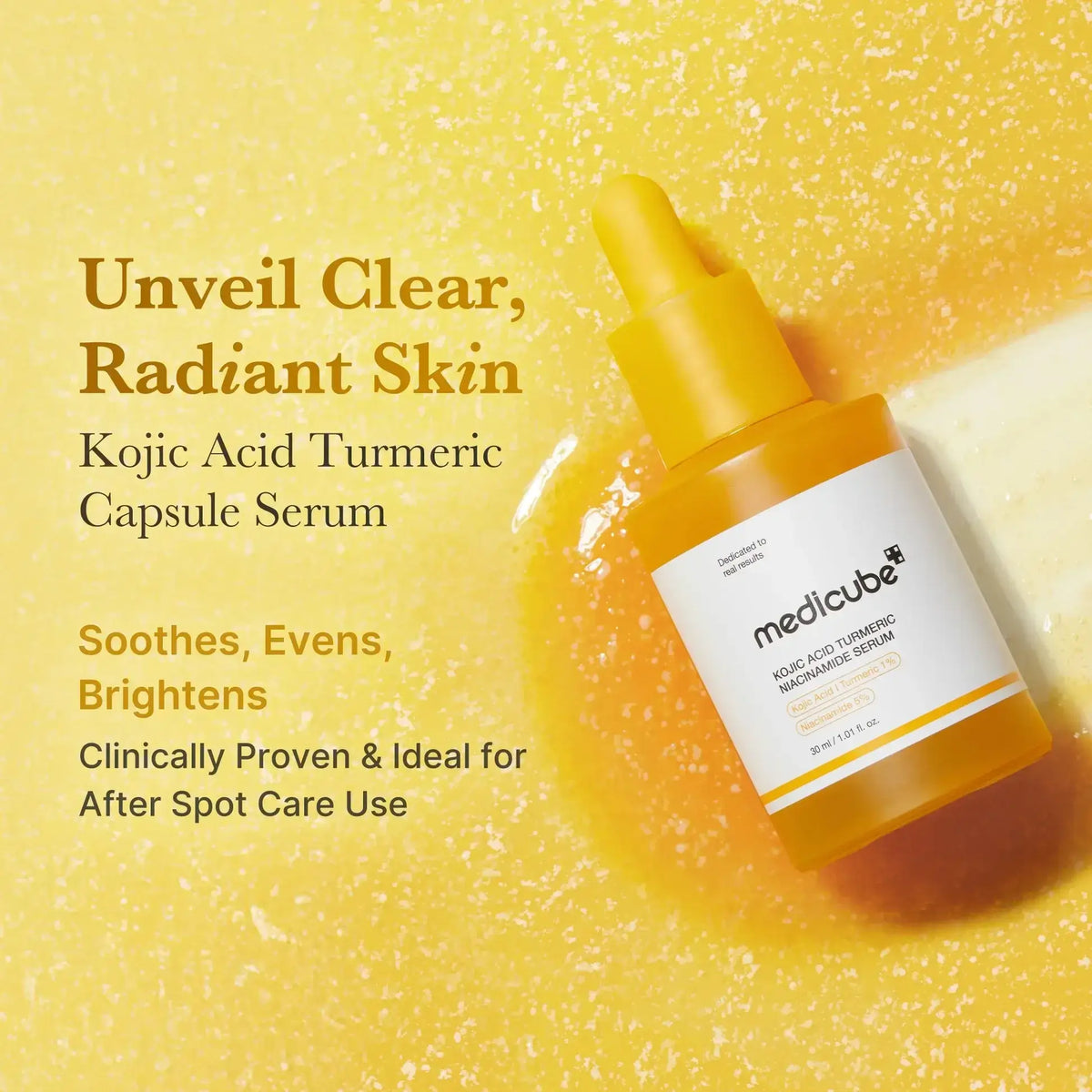 MEDICUBE Kojic Acid Turmeric Niacinamide Capsule Serum 30ml