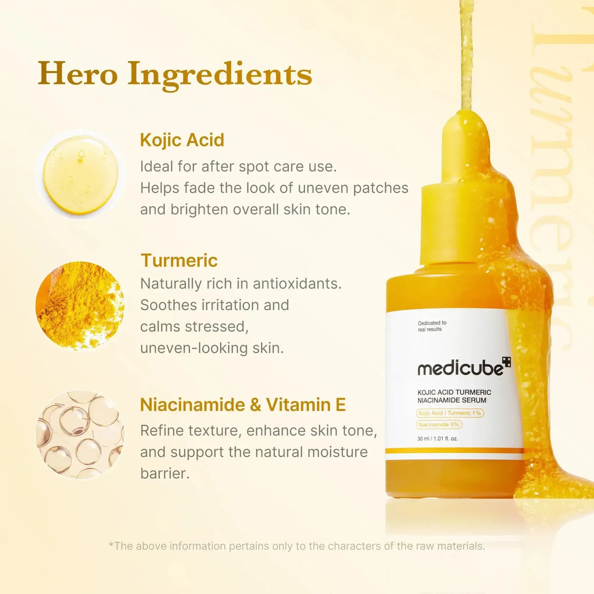 MEDICUBE Kojic Acid Turmeric Niacinamide Capsule Serum 30ml