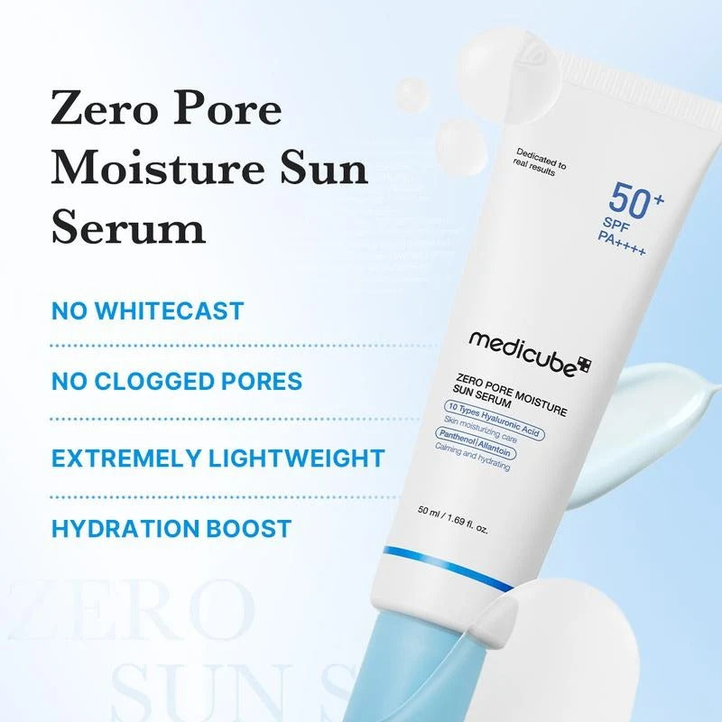 MEDICUBE Zero Pore Moisture Sun Serum 50ml