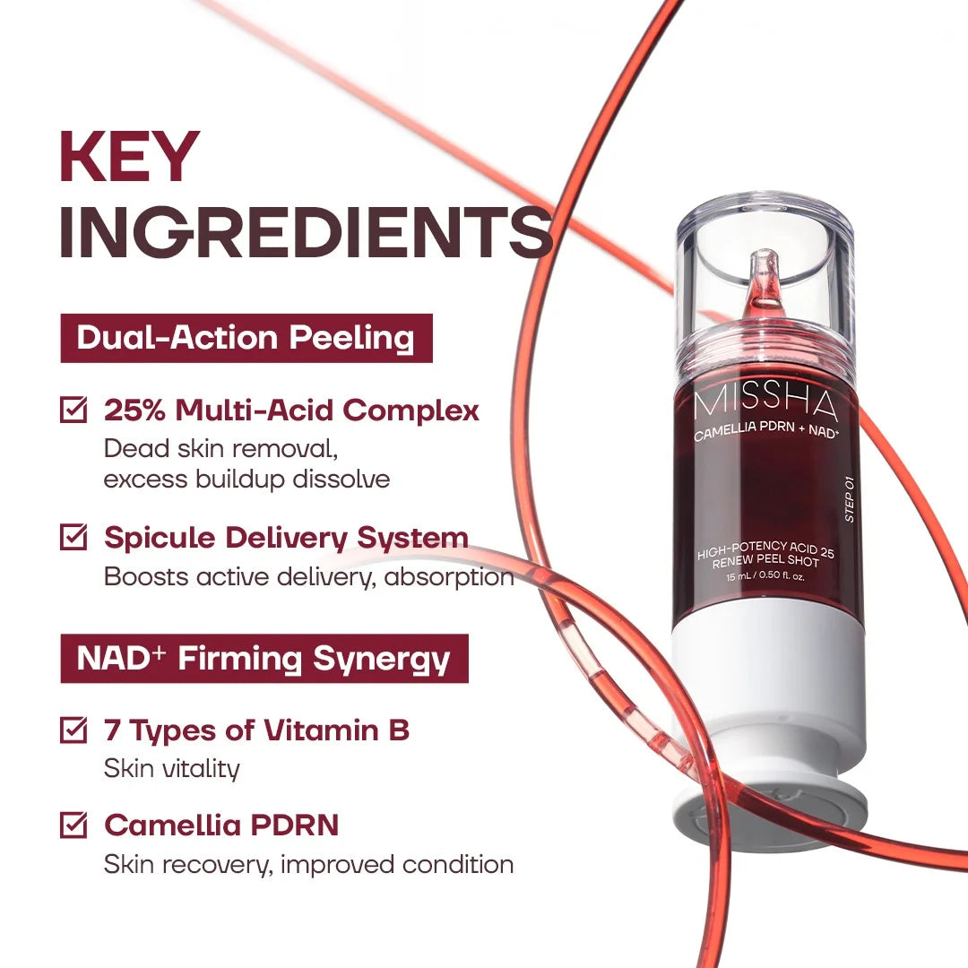 MISSHA  PDRN NAD+ Renew Feel Shot 25 15ml
