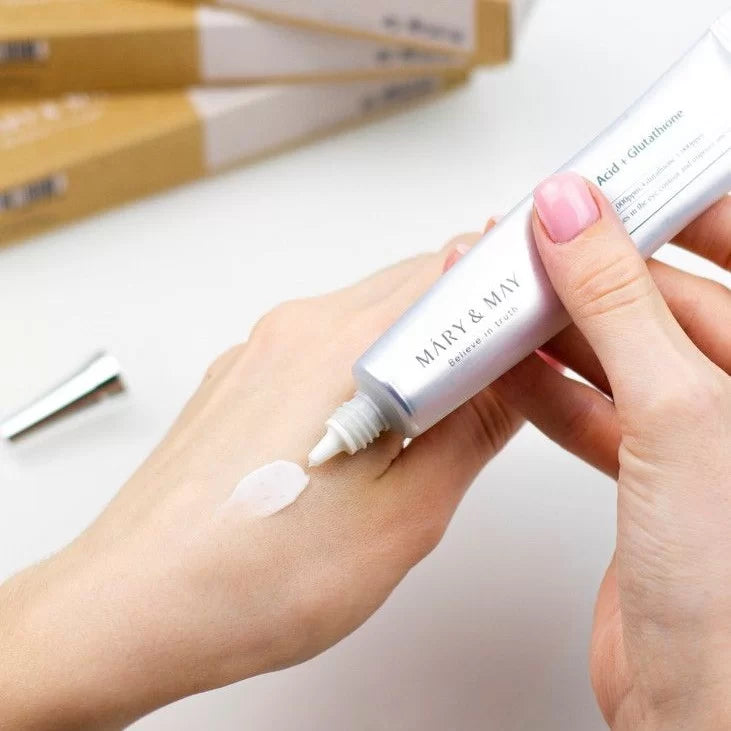 MARY&amp;MAY Tranexamic Acid + Glutathion Κρέμα Ματιών 30ml 