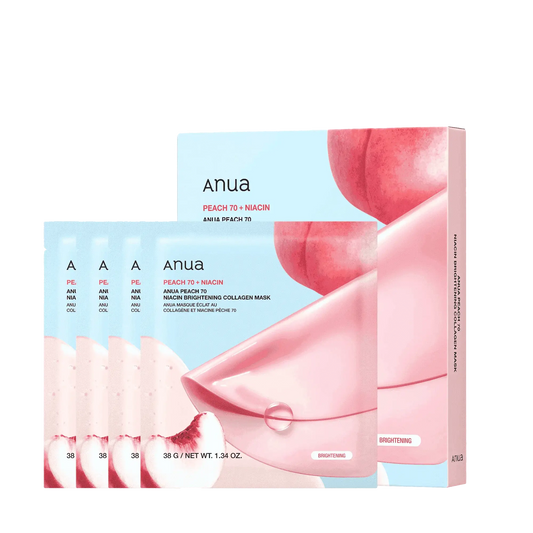 ANUA Peach 70 Niacin Brightening Collagen Mask 38g