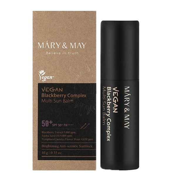 MARY&amp;MAY Vegan Blackberry Complex Multi Sun Balm SPF50+